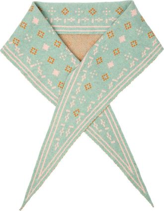 Saachi Saachi Foulard Knit Triangle Scarf