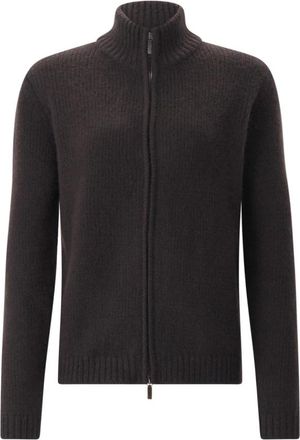 Iris Von Arnim Cardigans - Heren - Vesten - Bruin - XL - Truien & Vesten