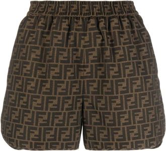 Fendi Short Ff Canvas Clothing
