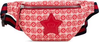 Gucci Pre-owned Womens Belt Bag Star - Light Pink Textile - One Size