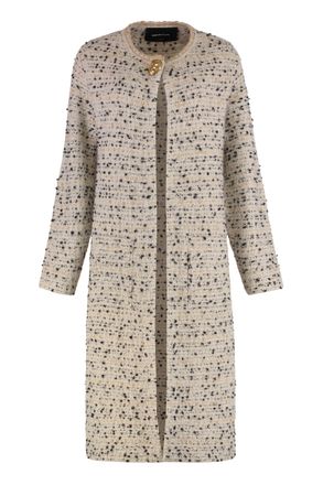 Fabiana Filippi Wollen Mix Maxi-cardigan