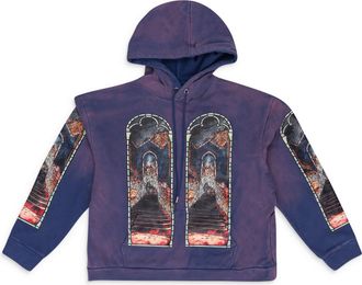 Who Decides War by Ev Bravado INDIGO DESCENT HOODIE