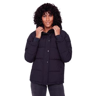 Alpine North FORILLON - Vegan Down Short Quilted Puffer Jacket in Black at Nordstrom, Size X-Large