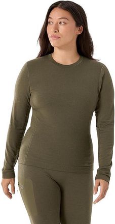 Arc'teryx Satoro Merino Wool Crew Womens Clothing Tatsu : XXS, Elastane/Wool