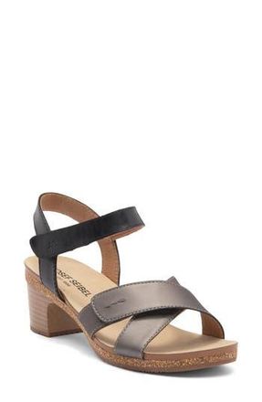 Josef Seibel Grace Sandal in Basalt at Nordstrom Rack, Size 7-7.5Us / 38Eu