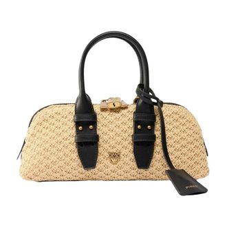 Pinko Escape Bag Horizontal - female - PINKO - Handbags - Beige - ONE SIZE - Bags