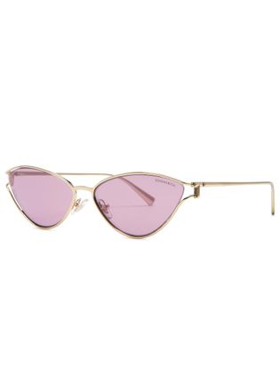 Tiffany & Co. Cat-eye Sunglasses - Gold - One Size