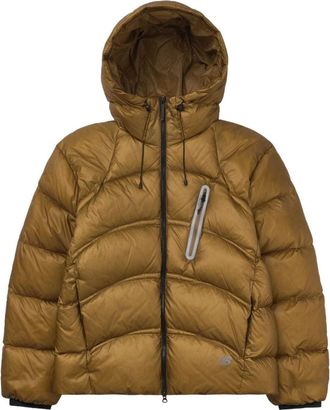 New Balance Flying 77 Superlight Hooded Heavy Goose Down Asia Sizing Mustard NBNPF41083-32