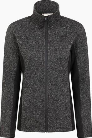 Mountain Warehouse Womens Mountain Warehouse Womens/Ladies Idris Panelled Fleece Jacket - Black - Size: 10