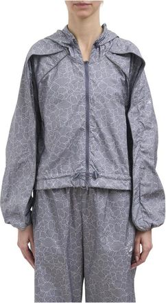 adidas by Stella McCartney Track Jacket Stampata - Dames - Windbreakers - Grijs - XS - Fitness