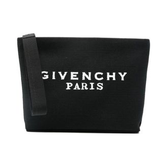 Givenchy Canvas Pouch - female - Givenchy - Clutches - Black - ONE SIZE - Bags