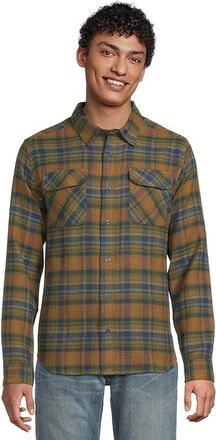 Rvca Dayshift Flannel Long Sleeve Mens Jacket Olive : 2XL, Cotton/Flannel