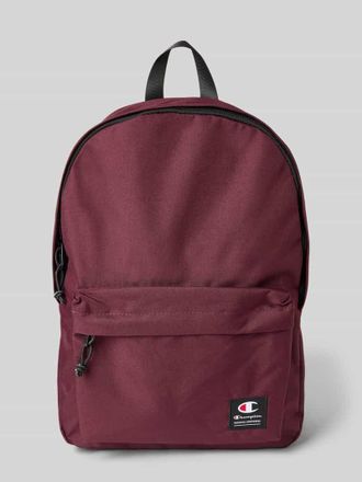 Champion Rucksack mit Label-Patch in Bordeaux, Gr&ouml;&szlig;e 1