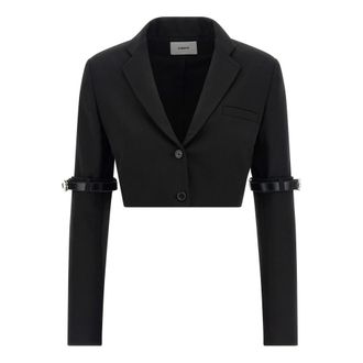Coperni Hybrid Bolero Blazer - female - Coperni - Blazers - Black - S - Jackets