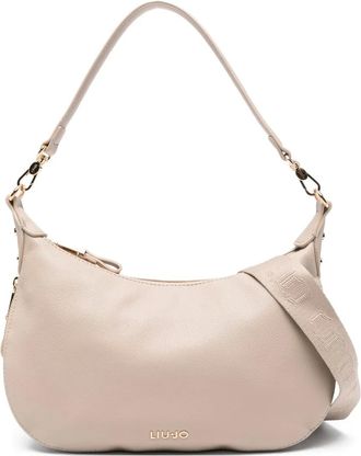 Liu Jo zip-detail curved bag - Neutrals