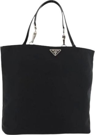 Prada Pre-owned Tote Bags, female, Black, Size: ONE SIZE Pre-owned Vintage Tote Bag