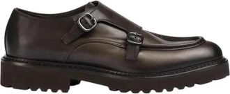 Doucal's scarpe basse poliestere - Heren - Nette schoenen - Bruin - 44 EU - Leer - Schoenen