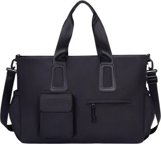 Generic 1pcs Travel Yoga Duffel Bag Sports Gym Handbag with Dry Wet Separated Pocket,Compatible For Men And Women Overnight(Black)