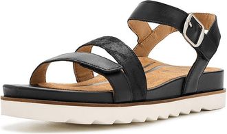 Aetrex Cass Platform Sandals Womens Dress Sandals Black : EU 41 (US Womens 10-10.5) M (B), Leather