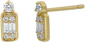 Bony Levy Mika Cluster Diamond Stud Earrings in 18K Yellow Gold at Nordstrom