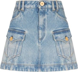 Balmain Mujer, Faldas, Azul, Talla: L