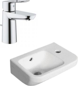 Villeroy & Boch Villeroy&boch - Lave Mains Villeroy Et Boch Architectura Et Robinet Lavabo Grohe Bauloop Taille S
