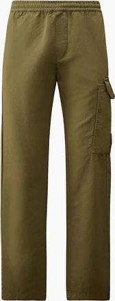 C.P. Company Mens Cotton/Linen Lens Cargo Pants - Green - Size: 34