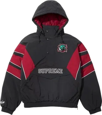 SUPREME x SALEM SS26 Half Zip Stadium Jacket Black SUP-SS26-273-RED