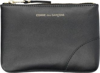 Comme Des Gar&ccedil;ons Leren Rits Portemonnee - Dames - Clutches - Zwart - ONE Size - Leer - Tassen