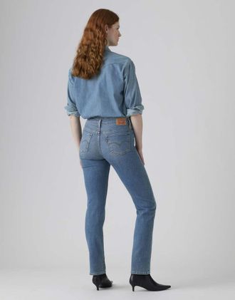 Levi's 314 Cool Satisfaction - Jeans dritti modellanti blu