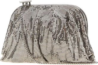 Benedetta Bruzziches Womens Embellished Fabric Small Venus Clutch Mercury