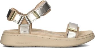 Woden Gouden Line Heritage Damessandalen - Dames - Sandalen - Geel - 39 EU - Schoenen
