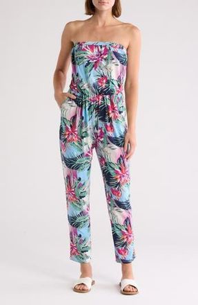 Tart Jackelyn Strapless Jumpsuit in Halftone Tropical at Nordstrom Rack, Size X-Small