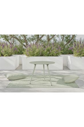 ambia GARDEN Loungetisch, Hellgrün, Metall, rund, konisch, 41 cm, Gartenmöbel, Gartentische