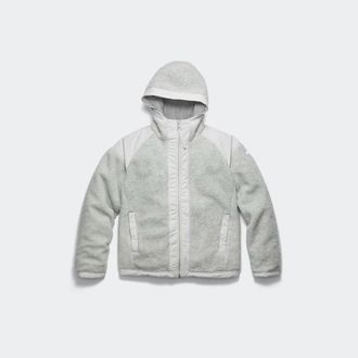 Canada Goose Alberni Reversible Fleece Bomber (Men, Silverbirch Heather/ Silverbirch, XL)