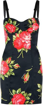 Dolce & Gabbana Dress In Black Viscose Blend
