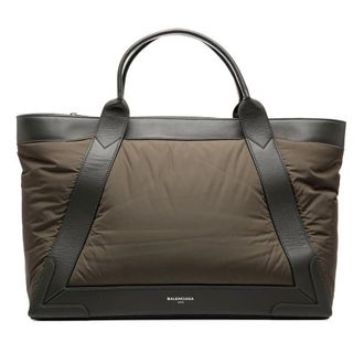 Balenciaga Pre-owned Balenciaga Nylon Navy Cabas Tote M Unisex 5A93JYH222R02J46