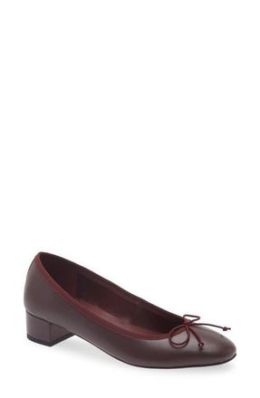 Tony Bianco Maddi Block Heel Pump in Vino Nappa at Nordstrom, Size 6.5