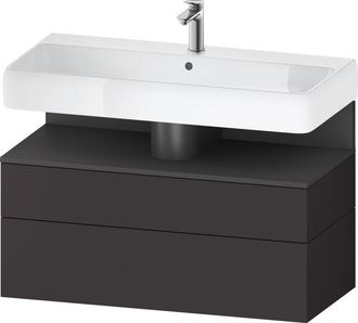 Duravit Duravit - Qatego Mueble Bajo Lavabo, 1 Extra&iacute;ble Y 1 Caj&oacute;n