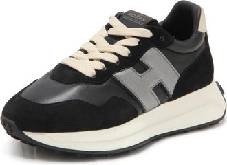 Hogan Sneakers, female, Black, 2 UK, H641 Allacciato H Patch FQO