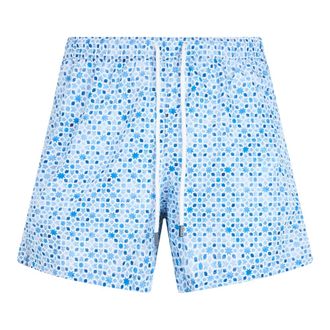 Fedeli Beachwear, male, Blue, Size: 3XL Madeira Swim Shorts