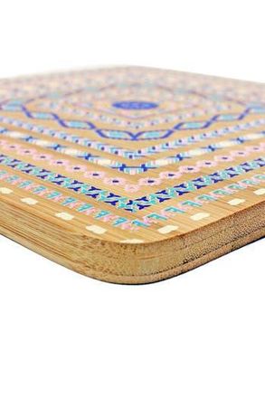 Berghoff Bamboo Multi-Colored Trivet - Set of 4 in Natural at Nordstrom Rack