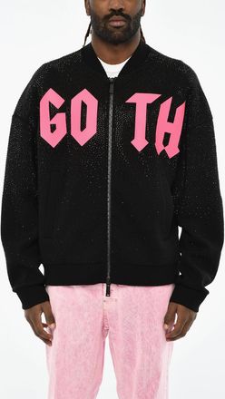 Dsquared2 Felpa in Tessuto Tecnico con Strass Dsquared2