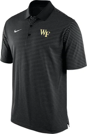 Nike Wake Forest Tour Nike Mens Dri-FIT College Polo in Black | IV9798-010