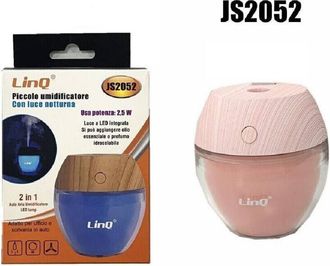 Trade Shop Trade Shop - Mini Umidificatore Diffusore Aroma Profumo Con Luce Notturna 2.5w Ufficio Js2052