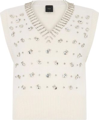 Pinko Mujer, Jerseys, Blanco, Talla: L