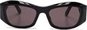 Balenciaga Occhiali da sole squadrati - Nero