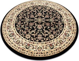 RugsX Alfombra Royal Adr Circulo Modelo 1745 Negro Black Circulo 200 Cm