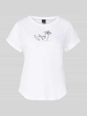 Bogner T-Shirt mit Label-Print Modell DEBRA4 in Weiss, Gr&ouml;&szlig;e XXL