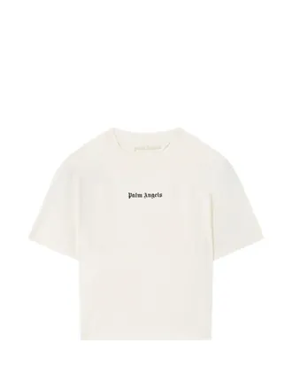 Palm Angels Classic Logo Baby Tee Cropped Shirt